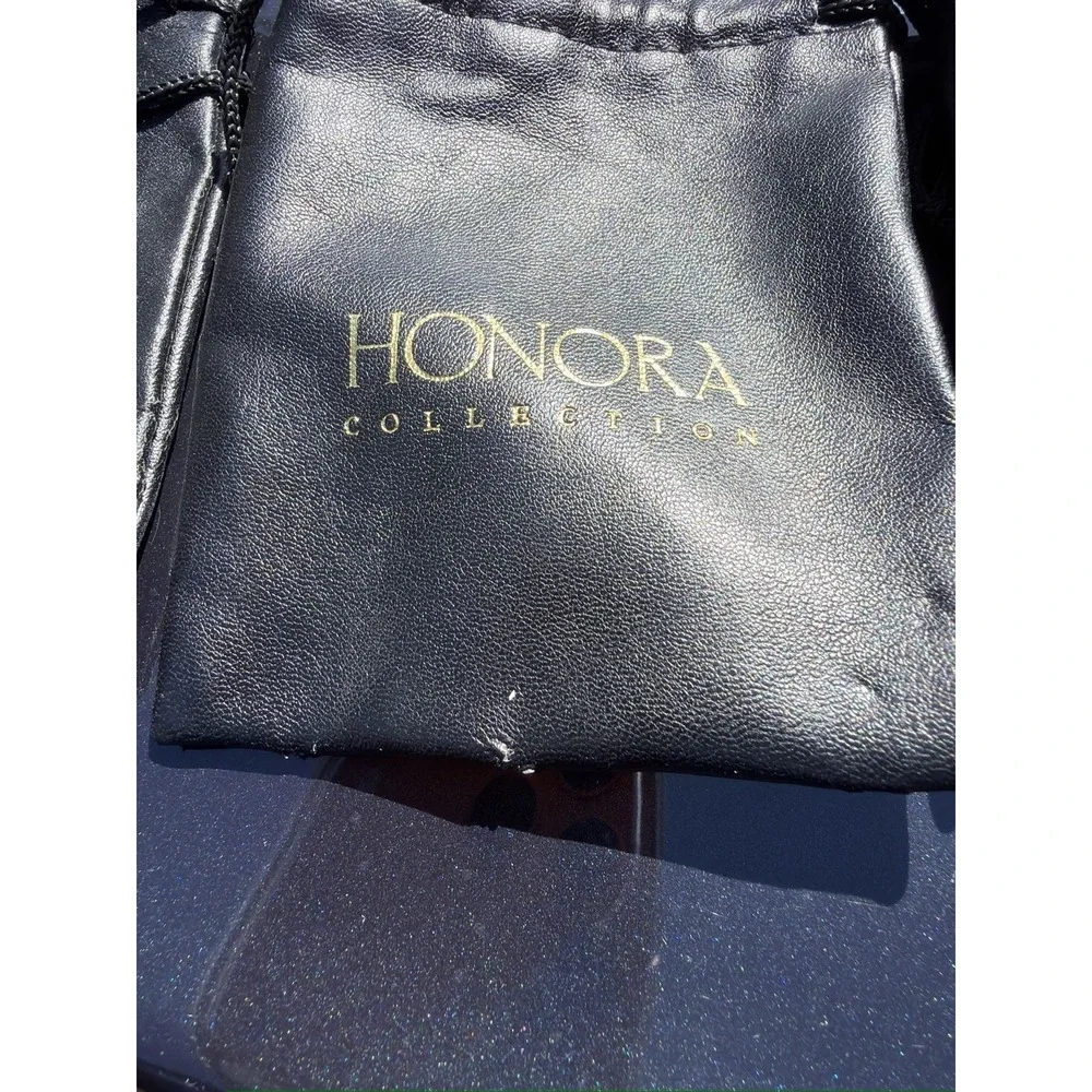 Lot 3 Honora Collection Jewelry Pouches Black Drawstring Storage Bags